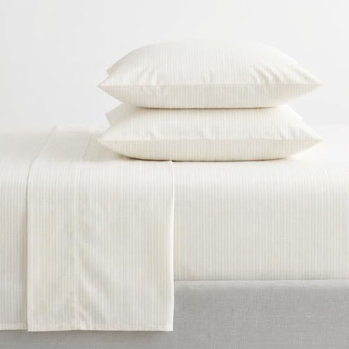 Martha Stewart - Twin Size Sheet Set with Fitted Sheet & Pillowcase