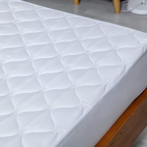Kingnex Waterproof Quilted RV Bunk Mattress Protector Pad