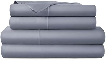 Whisper Organics 100% Organic Cotton Bed Sheets with Deep Pocket 4 Pc. Set