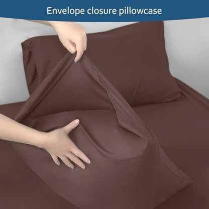 Air Mattress Queen Sheet Set - Deep Pocket 4 Piece Queen Size Sheet Set