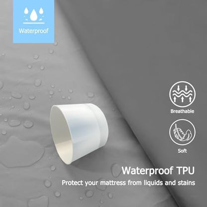 Softhour Full Mattress Protector Waterproof, 16 Inch Deep Pocket Fitted
