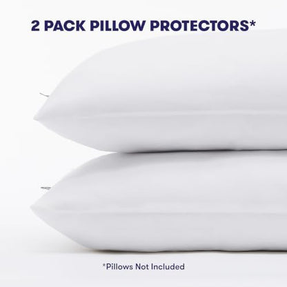 Serta Power Chill Cooling Pillow Protectors, King (2 Pack)