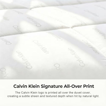 Calvin Klein Hotel Luxury Duvet Insert King Comforter Logo Print