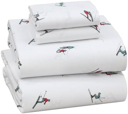 RUVANTI Flannel Sheets Full Size, Flurry Friends
