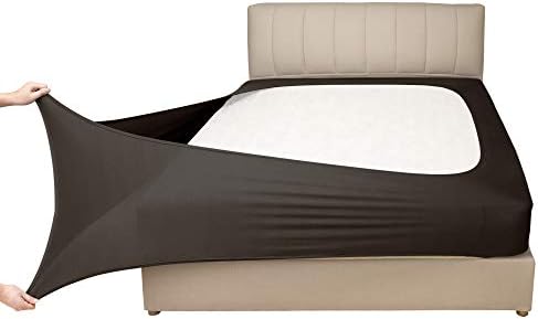 Mrs Awesome Full/Full XL Box Spring Cover Chocolate Brown