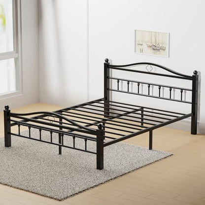 Metal Queen Bed Frame with Headboard