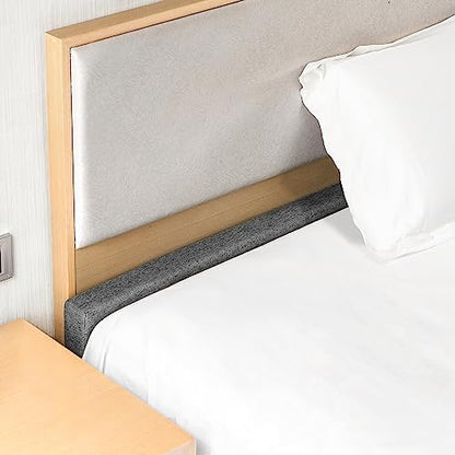 DEEPSHARK Bed Gap Filler for Twin, High-Density 45D Sponge, Removable and Washable Cover, Mattress Extender Filler for Headboard Gap, Bed Space Crack, Wall(39"×2"×6", Twin/XL)