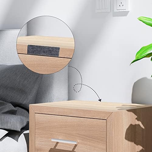 Wall Protector from Furniture, 70 Pcs Headboard Stoppers, Self Adhesive Headboard Wall Protector Protects Walls from Knocks, Suitable for Bedside, Cabinet, Chair, Sofa (3.5" x 1.1" x0.2") Grey