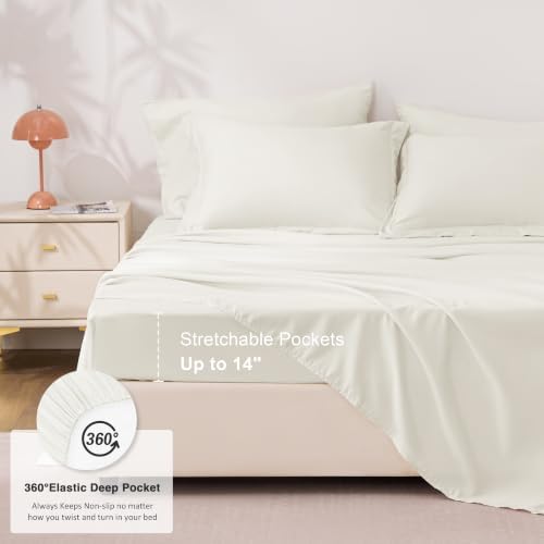 Love's cabin Plaid King Comforter Set, Ivory