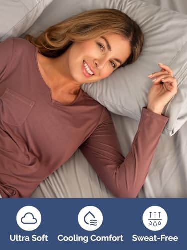 CGK Linens Extra Deep King Fitted Sheet - Fitted Sheet Only - Light Grey