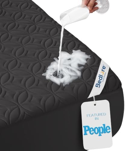 BEDLORE Waterproof Mattress Protector, Full XL Size Mattress Pad