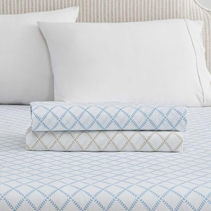 Martha Stewart - King Size Sheet Set with Fitted Sheet & Pillowcases