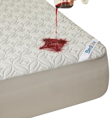BEDLORE Waterproof Mattress Protector, King Size Mattress Pad