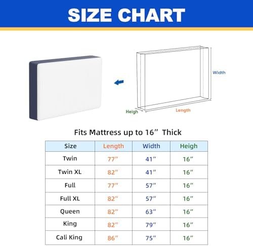 TICONN Mattress Bags for Moving, Heavy Duty Mattress Cover Storage Bag