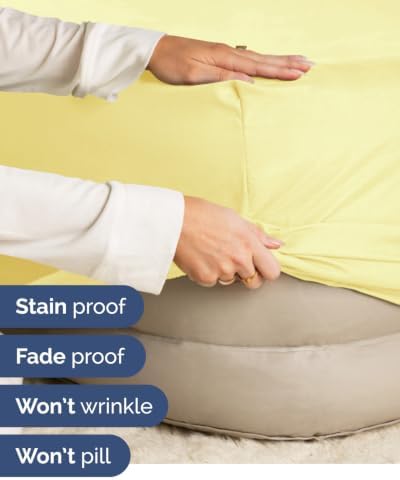 CGK Linens 2 Pack Extra Deep Queen Fitted Sheets - Yellow