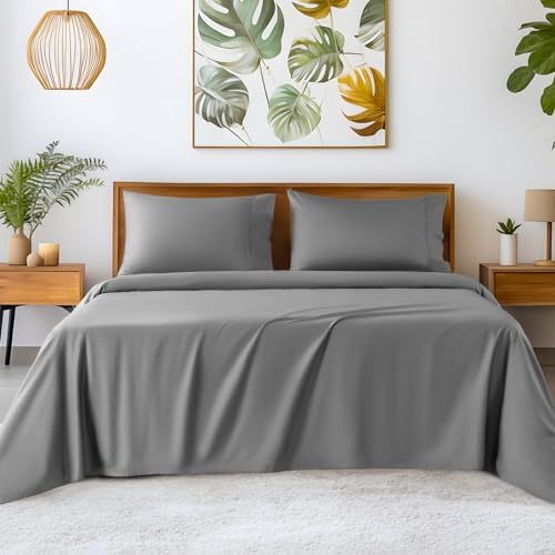 SONORO KATE 100% Egyptian Cotton Sheets,1200 Series,Cal King Size