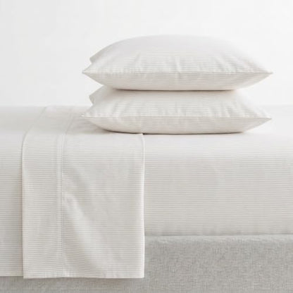 Martha Stewart - Twin Size Sheet Set with Fitted Sheet & Pillowcase