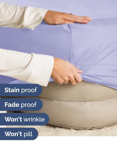 CGK Linens 2 Pack Extra Deep Twin XL Fitted Sheets - Lavender