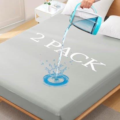 Softhour Twin XL Mattress Protector Waterproof, 16 Inch Deep Pocket Fitted