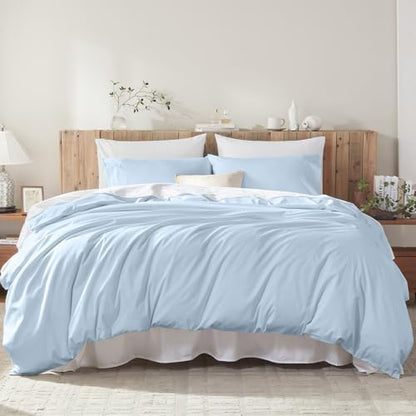 Duvet Cover Queen Size,100% Egyptian Cotton 1600 Thread Count