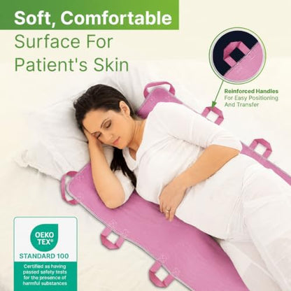 Simply Seniors Absorbent Positioning Bed Pads with 8 Handles 34"x52"- 1Pack