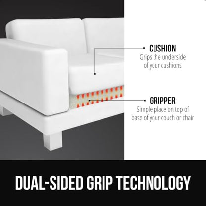 Gorilla Grip Non Slip Cushion Gripper to Prevent Sliding, 2 Pack, 22x70