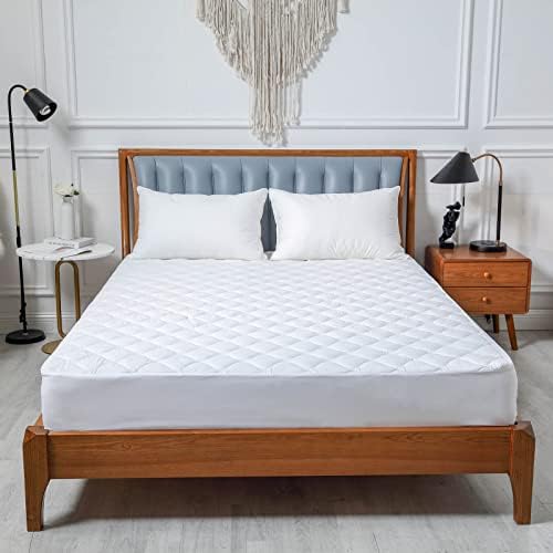Kingnex Quilted Waterproof RV Short Queen Mattress Protector Pad