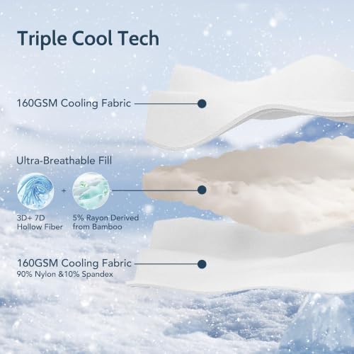 Cooling Comforter Queen Size with Japanese Double-Sided Cold Tech