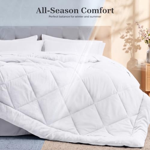 Utopia Bedding Queen Comforter Set, Bed in a Bag 7 Piece, White