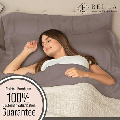 Bella Coterie | Luxury Bamboo Viscose Full Size Fitted Sheet Only