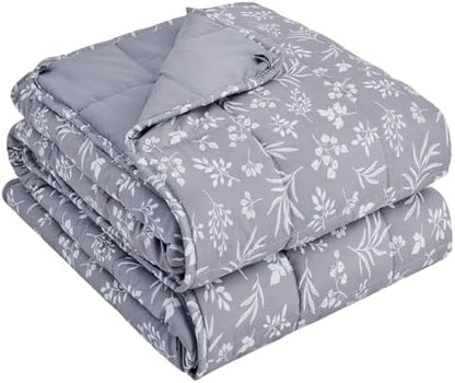 yescool Weighted Blanket for Adults 25lbs Queen Size, 60" x 80", Dove Grey