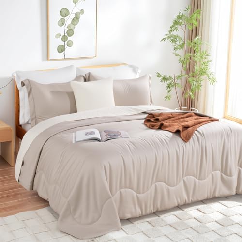 NEXHOME PRO 100% Viscose from Bamboo Comforter Twin Size - Ultra-Soft, Breathable, Lightweight All-Season & Summer Duvet Insert, Natural Temperature Regulating for Cooling Sleep