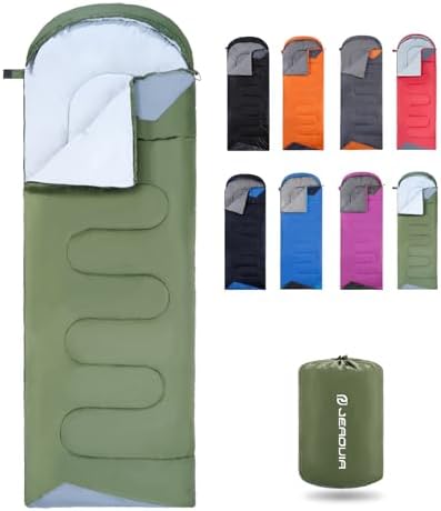 Sleeping Bags for Adults Backpacking Lightweight Waterproof- Cold Weather Sleeping Bag for Girls Boys Mens for Warm Camping Hiking Outdoor Travel Hunting with Compression Bags