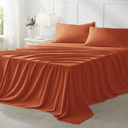 Anluoer Twin Comforter Set, 5 Piece Bed in a Bag Twin Bedding Sets