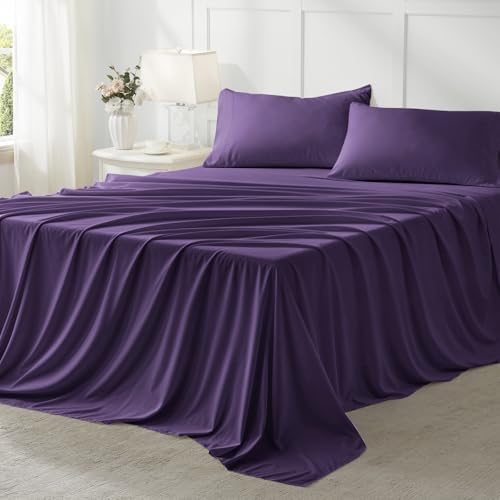 Anluoer Twin Comforter Set, 5 Piece Bed in a Bag Twin Bedding Sets