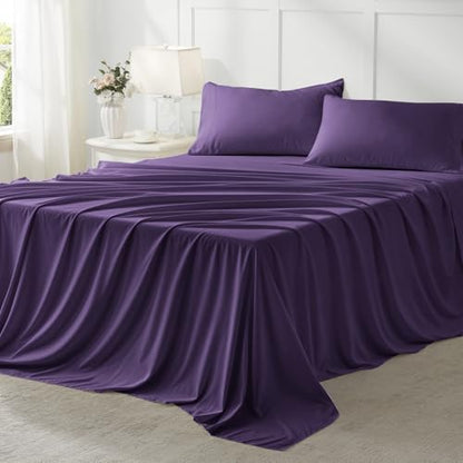 Anluoer Twin Comforter Set, 5 Piece Bed in a Bag Twin Bedding Sets