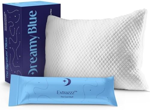 DreamyBlue Signature Adjustable Shredded Memory Foam Pillow King