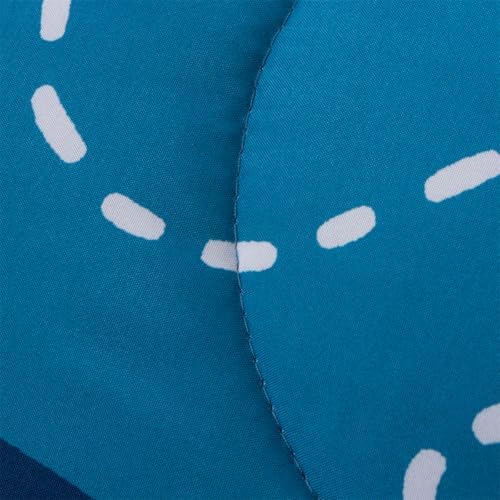 NTBED 5 Pieces Race Car Comforter Set Full for Boys Kids Bed in a Bag Vehicles Transportation Lightweight Microfiber Bedding Sets,Blue