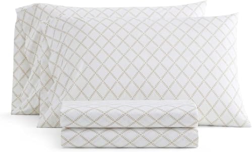 Martha Stewart - Full Size Sheet Set with Fitted Sheet & Pillowcases