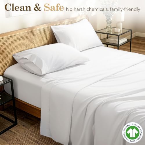 SONORO KATE 600 Thread Count 100% Organic Cotton King Size Sheet Set
