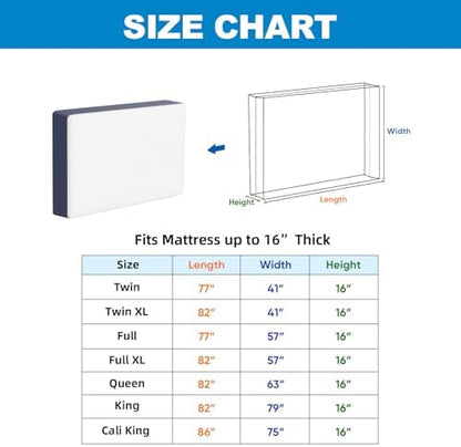 TICONN Mattress Bags for Moving, Heavy Duty Mattress Cover Storage Bag