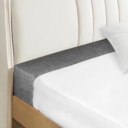 Bed Gap Filler,High-Density Bed Crack Filler with Removable Cover,Mattress Extender for Headboard Gap,Spacer Filler Between Mattress and Wall,Bed Wedge Gap Filler,Dark Gray,78"x8"x10", King