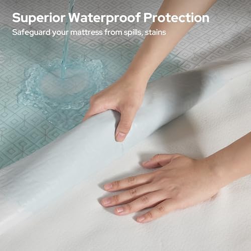 BEDLORE California King Mattress Protector, Waterproof Mattress Cover
