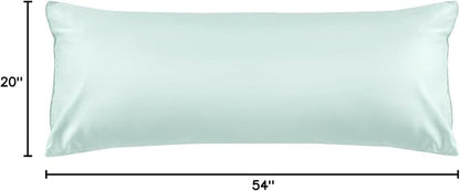 Warmstar Cotton Body Pillow Cover 1 Pack, 600 Thread Count Body Pillow case 20"x54", Long Body Pillow Case Cover Soft Breathable with Envelope Closure,Lagoon