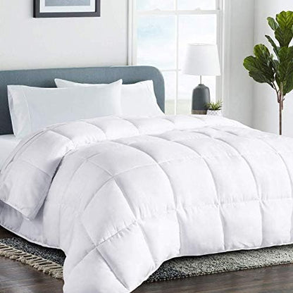 COHOME All-Season Queen Size Cooling Comforter Duvet Insert - White