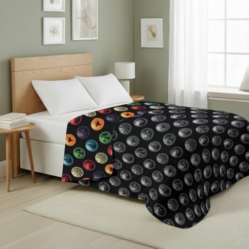 Northwest Magic The Gathering Magic Icons Twin Quilted Blanket, Comfy Throw, Adults Boys Girls, Soft Lightweight Bedding for Bed, or Couch, 60 x 90 inches