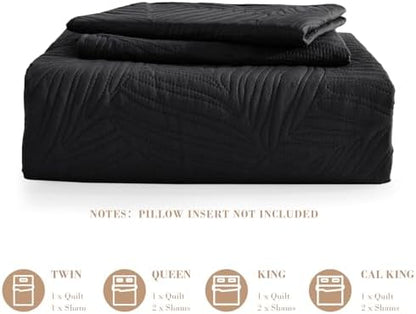 Exclusivo Mezcla Lightweight Full Queen Quilt Bedding Set, Soft Microfiber