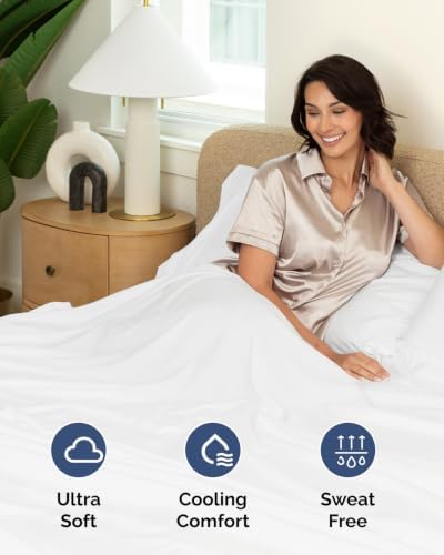 Flex Top Split Head King 6 Piece Sheet Set - Breathable & Cooling - White