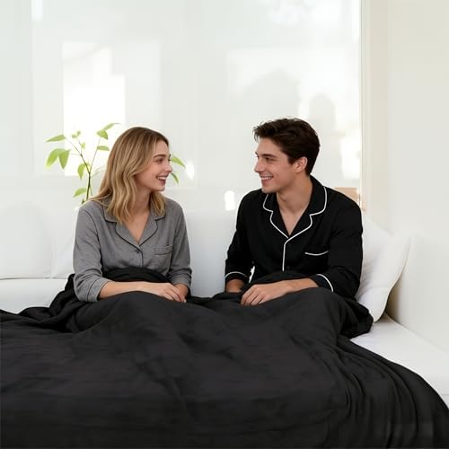 Electric Heated Blanket 84"x90" Queen Size, Dark Grey