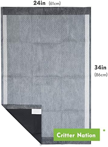 Paw Inspired Disposable Cage Liners, 34x24 Inch (Critter Nation), 12 Count